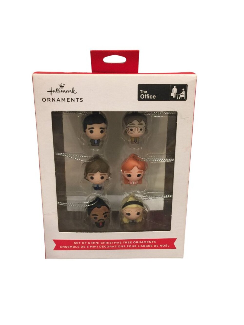 Hallmark Ornaments The Office Set of 6 Mini Tree Ornaments